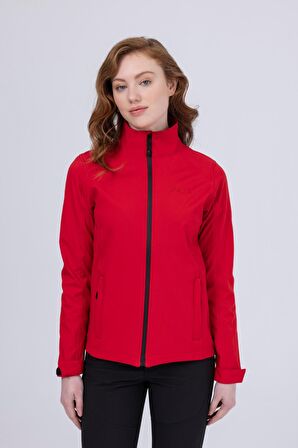 2AS Bianca İnce Softshell Kadın Ceket Kırmızı