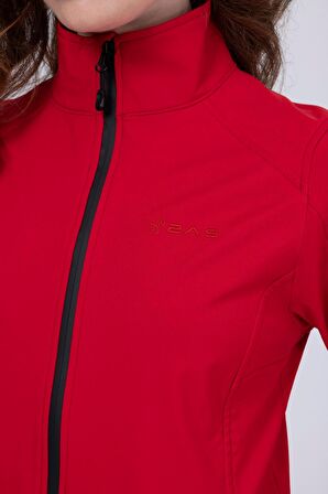 2AS Bianca İnce Softshell Kadın Ceket Kırmızı