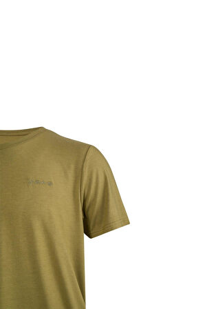 2AS Winson  Erkek Viloft Sıfır Yaka T-Shirt Yeşil 