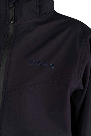 2AS Bauer İnce Softshell Çocuk Mont Antrasit