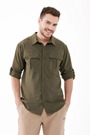Gibson Erkek Gömlek Haki