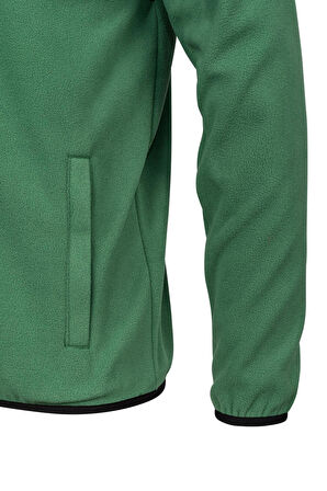 2AS Cliff Erkek Parçalı İnce Polar Sweatshirt Yeşil