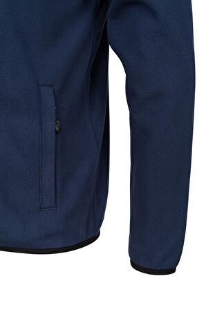 2AS Cliff Erkek Parçalı İnce Polar Sweatshirt Lacivert