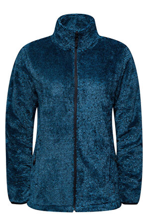 2AS Sofia Kadın Tam Fermuarlı Çizgili Polar