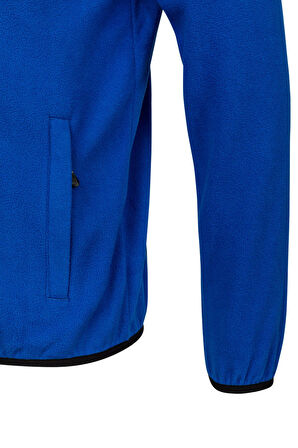 2AS Cliff Erkek Parçalı İnce Polar Sweatshirt Mavi