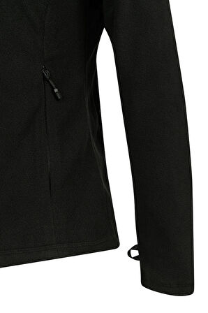 2AS Cara Kadın Tam Fermuarlı İnce Polar Sweatshirt