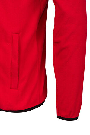 2AS Cliff Erkek Parçalı İnce Polar Sweatshirt Kırmızı