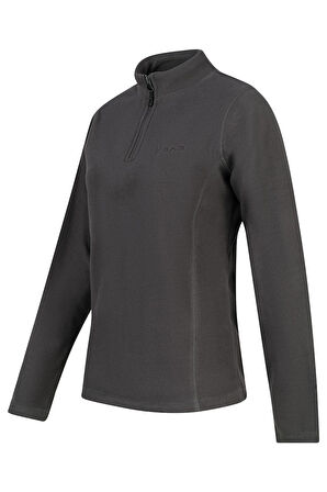 2AS Camila Kadın Yarım Fermuarlı İnce Polar Sweatshirt