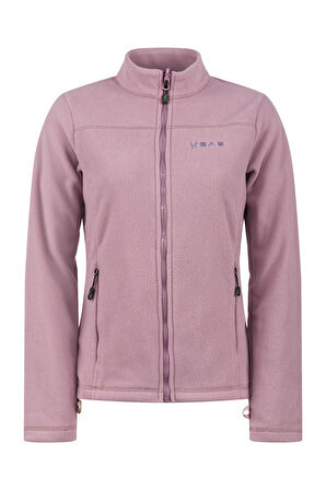 2AS Cara Kadın Tam Fermuarlı İnce Polar Sweatshirt