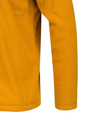 2AS Cedric Erkek Yarım Fermuarlı İnce Polar Sweatshirt Hardal