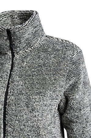 2AS Sofia Kadın Tam Fermuarlı Çizgili Polar