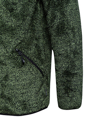 2as Siena Erkek Tam Fermuarlı Çizgili Polar