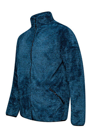 2as Siena Erkek Tam Fermuarlı Çizgili Polar