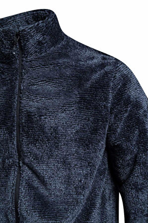 2as Siena Erkek Tam Fermuarlı Çizgili Polar