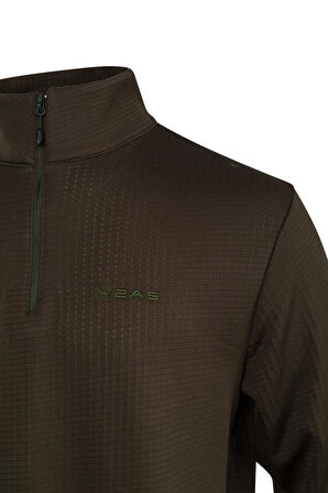 2AS Scott Erkek Yarım Fermuarlı Polar Sweatshirt