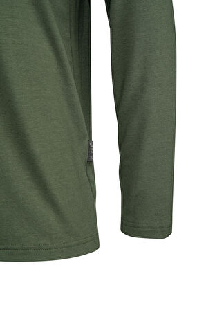 2AS Vernon Erkek Uzun Kol Viloft T-Shirt Haki