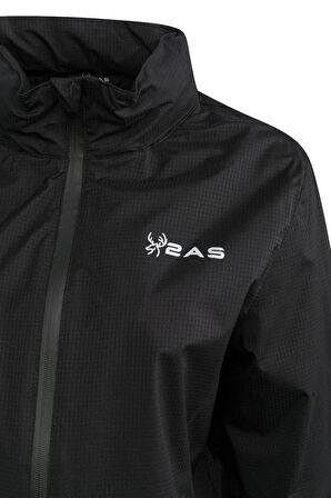 2AS Trial Kadın Yağmurluk Siyah