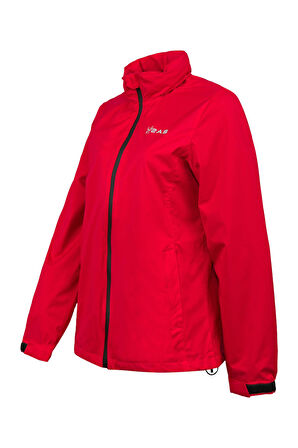 2AS Trial Kadın Yağmurluk Kırmızı