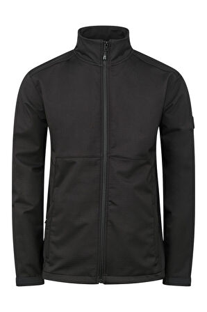 2AS Samuel Erkek Softshell Kareli Ceket Siyah