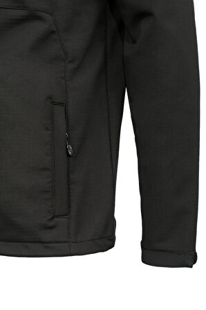 2AS Samuel Erkek Softshell Kareli Ceket Siyah