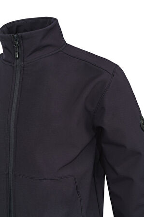 2AS Samuel Erkek Softshell Kareli Ceket Antrasit