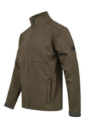 2AS Samuel Erkek Softshell Kareli Ceket Haki
