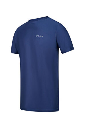 Capri Sıfır Yaka T-Shirt Lacivert