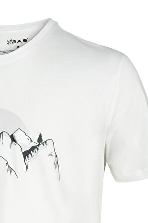2AS Alex Baskılı Erkek Sıfır Yaka T-Shirt