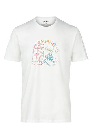 2AS Alex Baskılı Erkek Sıfır Yaka T-Shirt