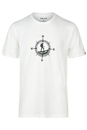 2AS Alex Baskılı Erkek Sıfır Yaka T-Shirt