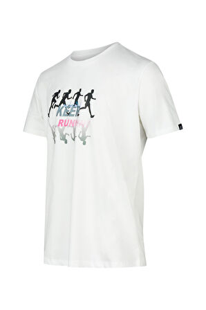 AS Alex Baskılı Erkek Sıfır Yaka T-Shirt