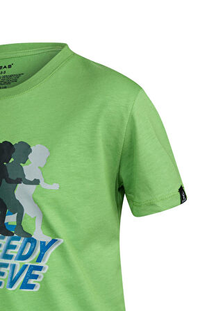2AS Aja Çocuk Baskılı T-Shirt Yeşil 210