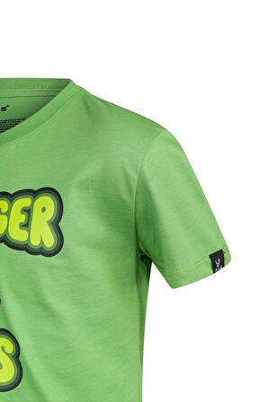 2AS Aja Çocuk Baskılı  T-Shirt Yeşil 214