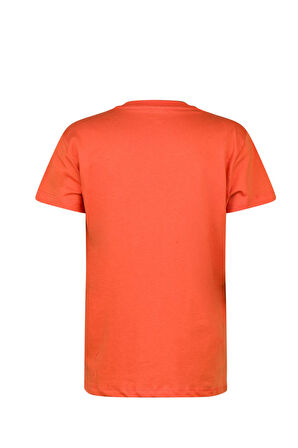 2AS Aja Çocuk Baskılı T-Shirt Turuncu 210