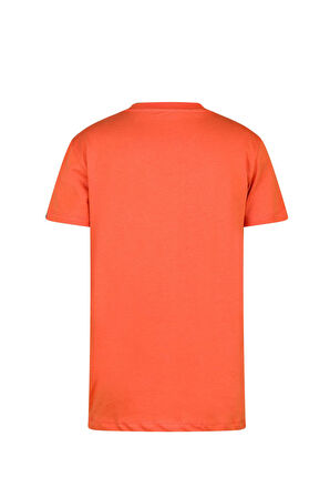 2AS Aja Çocuk Baskılı T-Shirt Turuncu 212