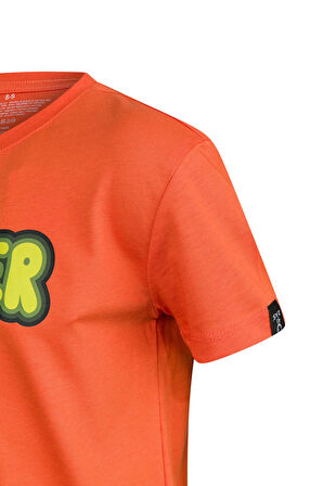 2AS Aja Çocuk Baskılı  T-Shirt Turuncu 214