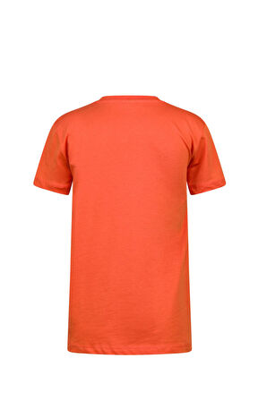 2AS Aja Çocuk Baskılı  T-Shirt Turuncu 214