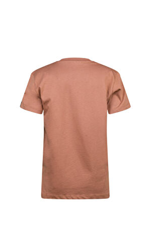 2AS Aja Çocuk Baskılı T-Shirt Kahve 210