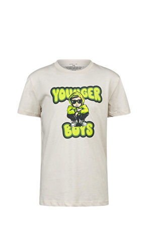 2AS Aja Çocuk Baskılı T-Shirt Kum 214