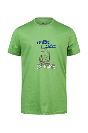 2AS Alex Baskılı Erkek Sıfır Yaka T-Shirt 042