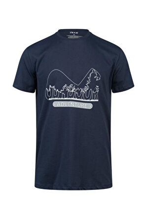 2AS Alex Baskılı Erkek Sıfır Yaka T-Shirt 016