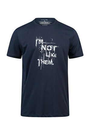 2AS Alex Baskılı Erkek Sıfır Yaka T-Shirt 035