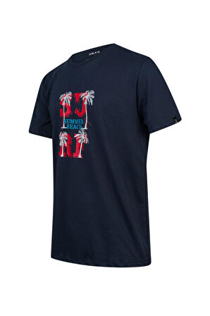 2AS Alex Baskılı Erkek Sıfır Yaka T-Shirt 047