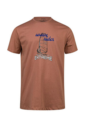 2AS Alex Baskılı Erkek Sıfır Yaka T-Shirt 042