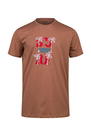 2AS Alex Baskılı Erkek Sıfır Yaka T-Shirt 047