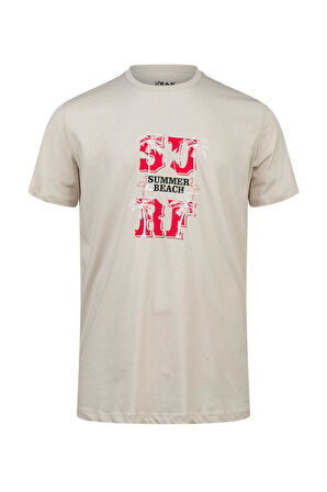 2AS Alex Baskılı Erkek Sıfır Yaka T-Shirt 047