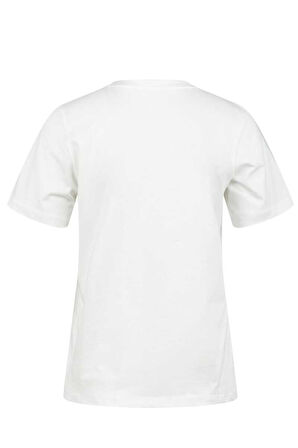 2AS ALONE BASKILI V YAKA KADIN T-SHİRT 410