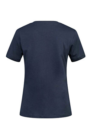 2AS ALONE BASKILI V YAKA KADIN T-SHİRT 402