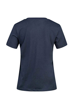 2AS ALONE BASKILI V YAKA KADIN T-SHİRT 403