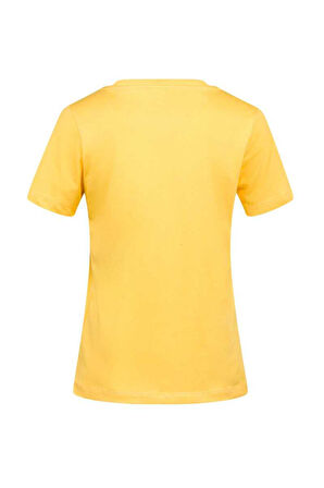 2AS ALONE BASKILI V YAKA KADIN T-SHİRT 404